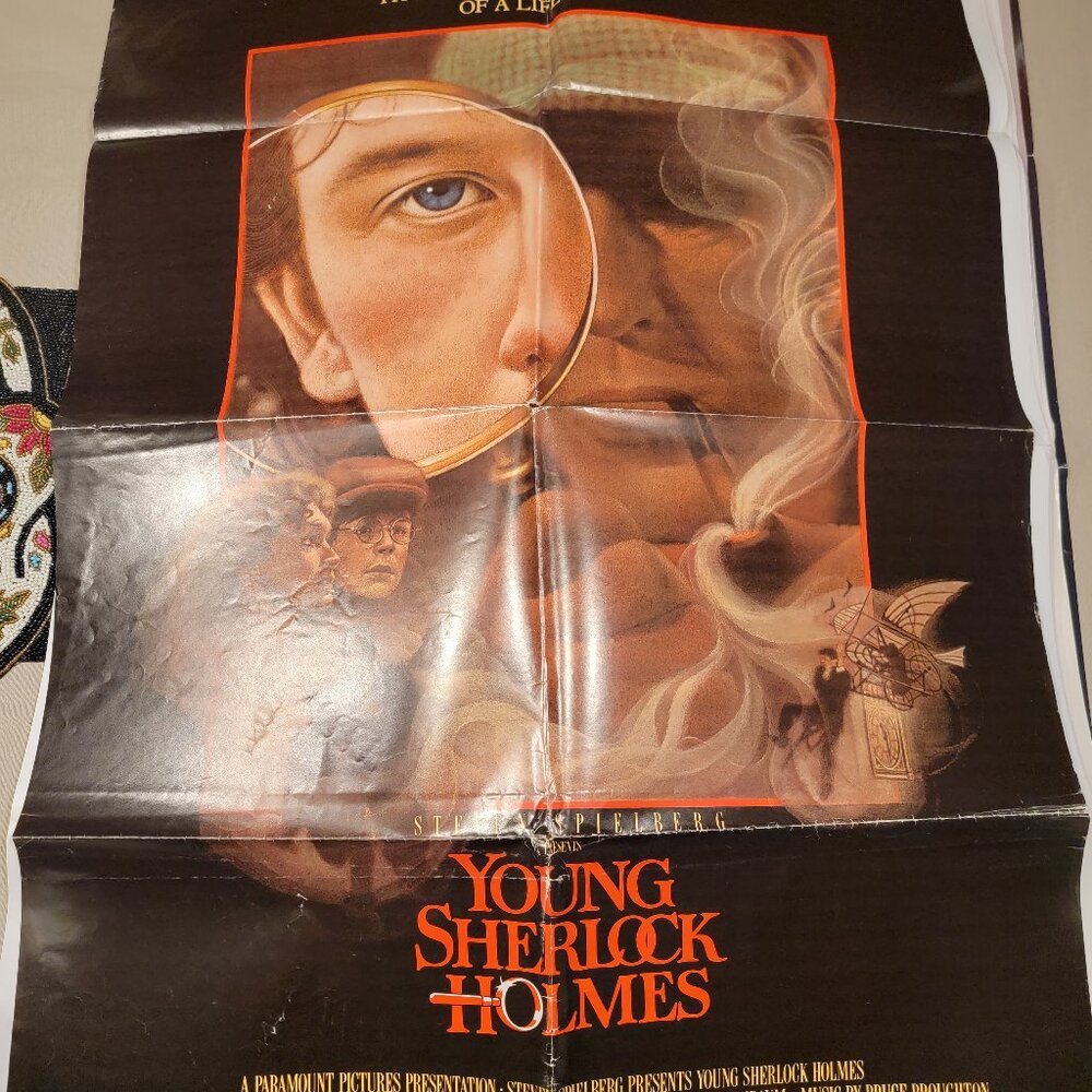 Young Sherlock Holmes original movie poster